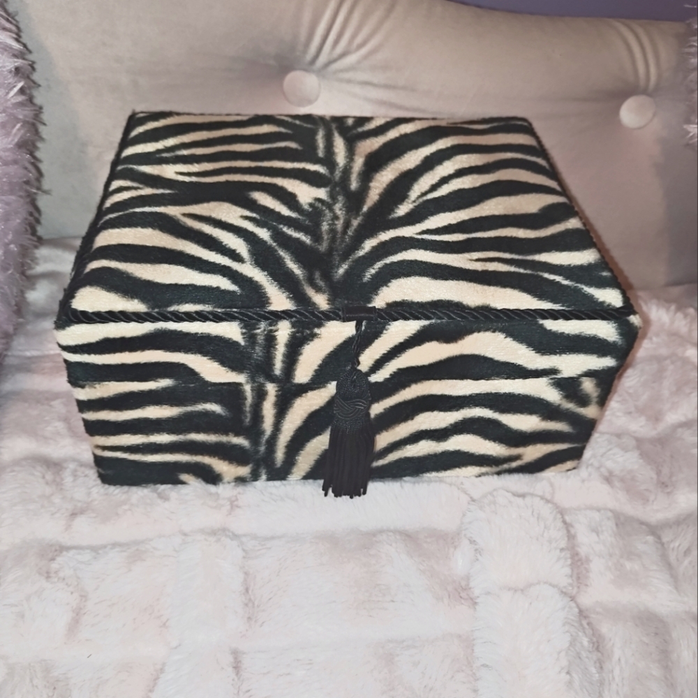 Zebra Jewelry Box